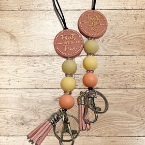 Faith Over Fear Lanyard